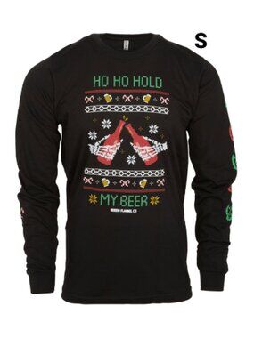 Dixxon HO HO HOLD MY BEER Men's Long Sleeve T-Shirt S